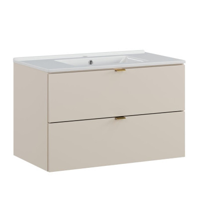 Szafka z umywalką Lava 80 cm Dalia Cashmere Comad (SET-DC 80CM UM LAVA WH)