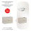 Szafka z umywalką Lava 80 cm Dalia Cashmere Comad (SET-DC 80CM UM LAVA WH)