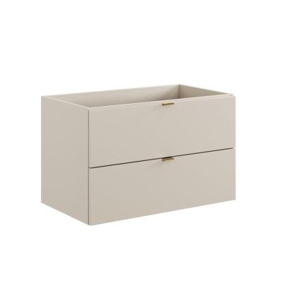 Szafka pod umywalkę 80 cm 2 szuflady kaszmirowy mat Dalia Cashmere Comad (DALIA CASHMERE 82-80-46-2S)