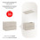 Szafka z blatem 80 cm Dalia Cashmere Comad (SET-DC B 80CM)