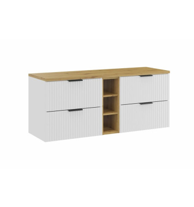 Zestaw meblowy 140cm z blatem Adel White Comad (SET-ADW B ARTISAN 140CM)