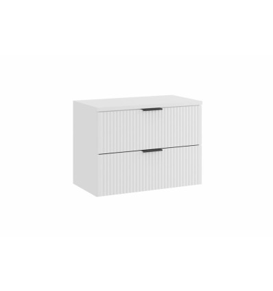 Szafka z blatem 80 cm Adel White Comad (SET-ADW B WHITE 80CM)
