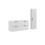Zestaw meblowy 120cm z blatem i szafką wysoką Adel White Comad (SET-ADW B WHITE 120CM HC)