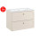 Zestaw meblowy 80cm z umywalką meblową FLY Donna Sand Comad (SET-DS 80CM UM FLY)