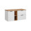 Zestaw meblowy 140cm z blatem Adel White Comad (SET-ADW B WOTAN 140CM LB)