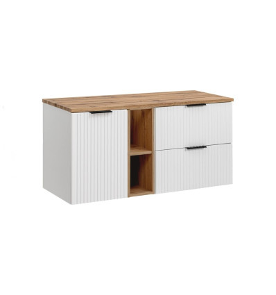 Zestaw meblowy 140cm z blatem Adel White Comad (SET-ADW B WOTAN 140CM LB)
