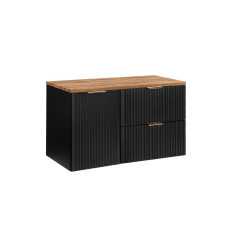 Zestaw meblowy 100cm z blatem Adel Black Comad (SET-ADB B WOTAN 100CM LB)