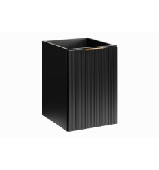 Szafka pod blat 40 cm z koszem na pranie Adel Black Comad (ADEL BLACK 81-40-1DK)