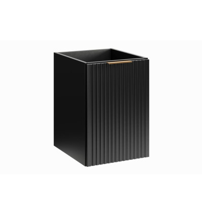 Szafka pod blat 40 cm z koszem na pranie Adel Black Comad (ADEL BLACK 81-40-1DK)