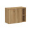 Zestaw meblowy 80cm z blatem Nova Oak Comad (SET-NOA B OAK 80CM D LR)