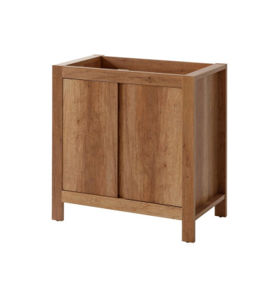 Szafka pod umywalkę 80cm 2 drzwi Classic Oak Comad (CLASSIC OAK 821 -80CM FSC)