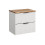 Szafka z blatem 60cm Adel White Comad (SET-ADW B NAT WOTAN 60CM)