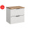 Szafka z blatem 60cm Adel White Comad (SET-ADW B NAT WOTAN 60CM)