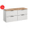 Zestaw meblowy 120 cm z blatem Adel White Comad (SET-ADW B NAT WOTAN 120CM)