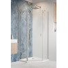 Kabina prysznicowa 80x80 Nes Brushed Nickel PTJ Radaway (10052000-91-01L + 10052500-91-01)