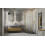 Kabina prysznicowa 80x80 Nes Brushed Gold PTD Radaway (10051000-99-01 + 10051400-99-01)
