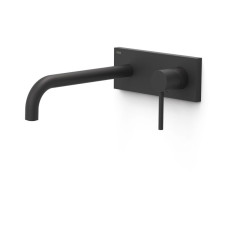 Bateria umywalkowa podtynkowa czarny mat Study Tres (26230032NM)