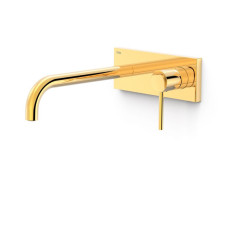 Bateria umywalkowa podtynkowa złoto 24k Study Tres (26230032OR)