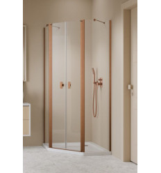 Kabina prysznicowa 80x80 Nes Brushed Copper PTD Radaway (10051000-93-01 + 10051400-93-01)