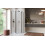Kabina prysznicowa 80x80 Nes Brushed GunMetal PTD Radaway (10051000-92-01 + 10051400-92-01)