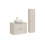 Zestaw meblowy 80cm z blatem umywalką i szafką wysoką Adel Cashmere Comad (SET-ADC B CASHMERE 80CM SMILE 40 HIGH CABINET)