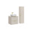 Zestaw meblowy 60cm z blatem, umywalką Smile i szafką wysoką Adel Cashmere Comad (SET-ADC B CASHMERE 60CM SMILE 40 HIGH CABINET)