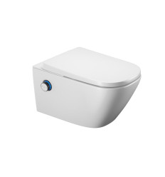 Miska WC z funkcją bidetu Dakota 2.0, S2 pokrętło sterujące czarny mat Excellent (CEEX.4124.K.S2.WHBL)