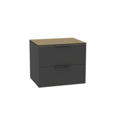 Szafka pod umywalkę 60 Tuto 2.0 szary/dąb Hikora Excellent (MLEX.2172.K.60.02BL.GRGR)