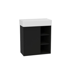 Szafka z umywalką Ness czarny soft Excellent (MLEX.8201.K.3519.600.BLWH)