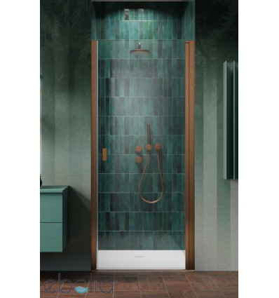 Drzwi prysznicowe 70 Nes Brushed Copper DWJ I Radaway (10026070-93-01R)