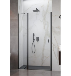 Drzwi prysznicowe 80 Nes Brushed GunMetal DWJ II Radaway (10036080-92-01L)