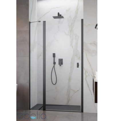 Drzwi prysznicowe 80 Nes Brushed GunMetal DWJ II Radaway (10036080-92-01L)
