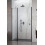 Drzwi prysznicowe 80 Nes Brushed GunMetal DWJ II Radaway (10036080-92-01L)