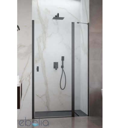 Drzwi prysznicowe 80 Nes Brushed GunMetal DWJ II Radaway (10036080-92-01R)