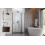 Drzwi prysznicowe 80 Nes Brushed GunMetal DWJ II Radaway (10036080-92-01R)