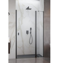 Drzwi prysznicowe 80 Nes Brushed GunMetal DWJ II Radaway (10036080-92-01R)