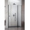 Drzwi prysznicowe 80 Nes Brushed GunMetal DWJ II Radaway (10036080-92-01R)