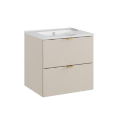 Szafka z umywalką Lava 50 cm Dalia Cashmere Comad (SET-DC 50CM UM LAVA WH)