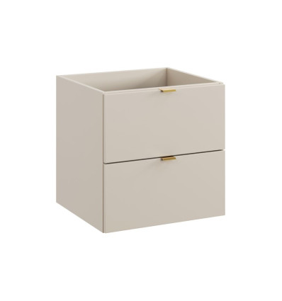 Szafka pod umywalkę 50 cm 2 szuflady kaszmirowy mat Dalia Cashmere Comad (DALIA CASHMERE 82-50-46-2S)