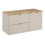 Zestaw meblowy 100 cm z blatem i szafką z koszem na pranie Dalia Cashmere Comad (SET-DC B NAT CREMONA 100CM LB)