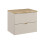 Szafka 60 cm z blatem Dalia Cashmere Comad (SET-DC B NAT CREMONA 60CM)