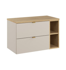 Zestaw meblowy 80 cm z blatem Dalia Cashmere Comad (SET-DC B CREMONA 80CM LR)