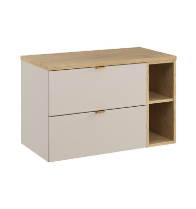 Zestaw meblowy 80 cm z blatem Dalia Cashmere Comad (SET-DC B CREMONA 80CM LR)