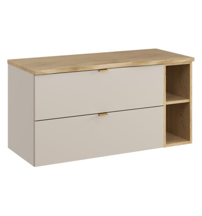 Zestaw meblowy 100 cm z blatem Dalia Cashmere Comad (SET-DC B NAT CREMONA 100CM LR)