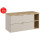 Zestaw meblowy 100 cm z blatem Dalia Cashmere Comad (SET-DC B NAT CREMONA 100CM LR)