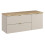 Zestaw meblowy 120 cm z blatem i szafką z koszem na pranie Dalia Cashmere Comad (SET-DC B NAT CREMONA 120CM LB)