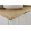 Zestaw meblowy 120 cm z blatem i szafką z koszem na pranie Dalia Cashmere Comad (SET-DC B NAT CREMONA 120CM LB)