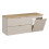 Zestaw meblowy 120 cm z blatem i szafką z koszem na pranie Dalia Cashmere Comad (SET-DC B NAT CREMONA 120CM LB)