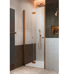 Drzwi prysznicowe 70 Nes Brushed Copper DWB Radaway (10029070-93-01L)