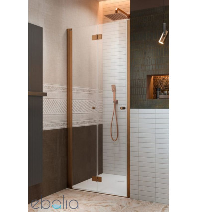 Drzwi prysznicowe 70 Nes Brushed Copper DWB Radaway (10029070-93-01L)